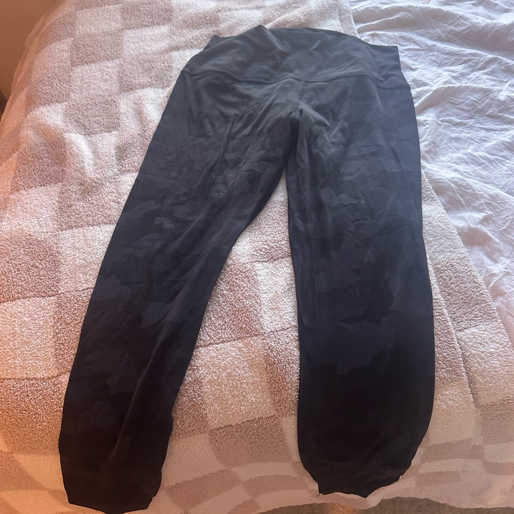 Black Camouflage Joggers